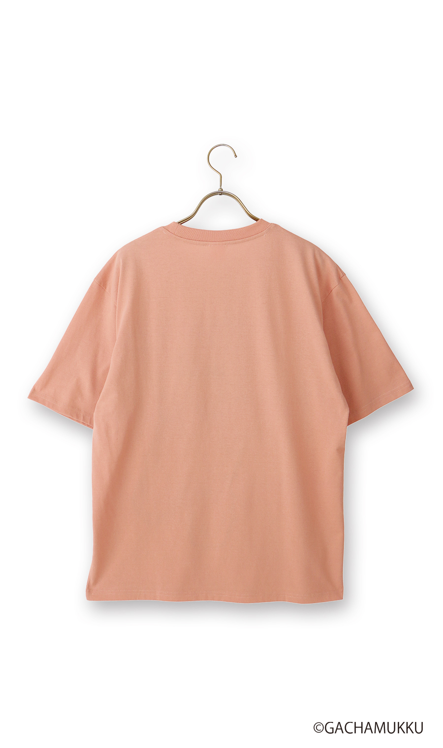 キャラクターTシャツ【GACHAPIN&MUKKU】【男女兼用】 オレンジ S