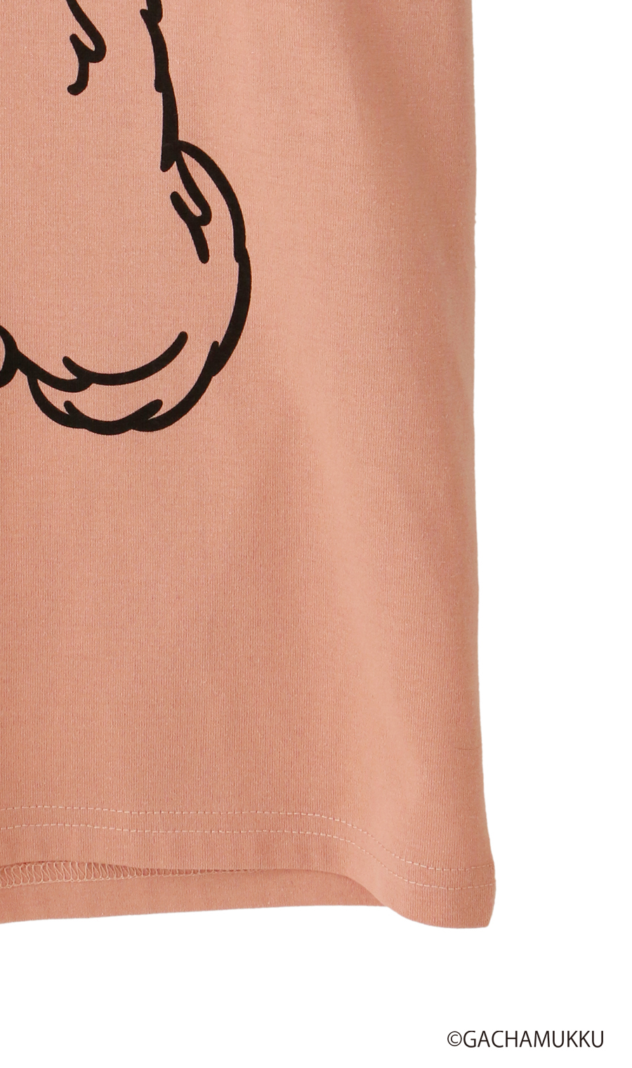 キャラクターTシャツ【GACHAPIN&MUKKU】【男女兼用】 オレンジ S