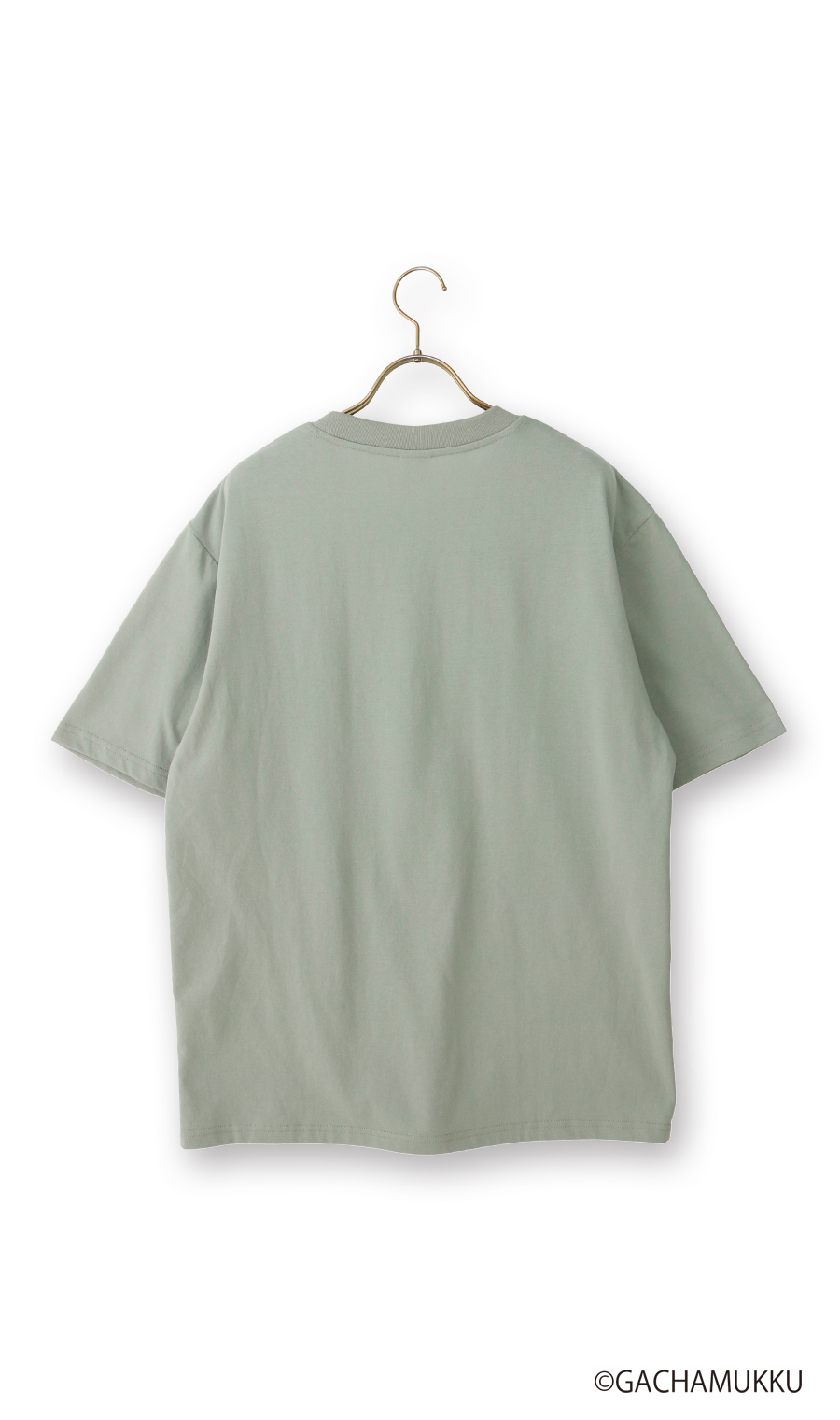 キャラクターTシャツ【GACHAPIN&MUKKU】【男女兼用】 ミント S