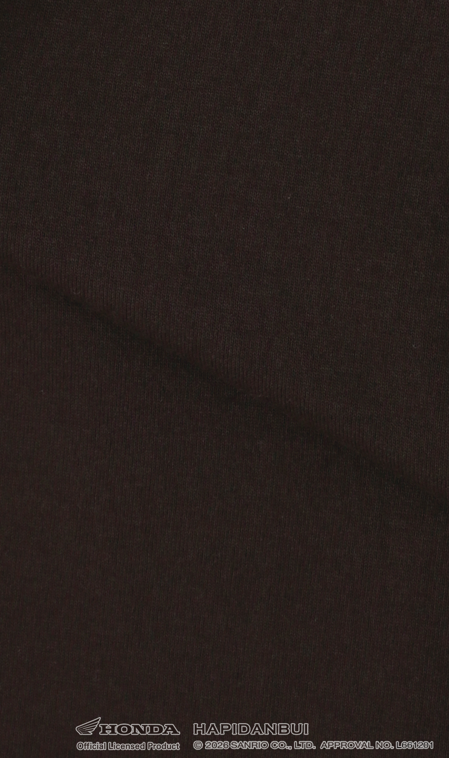 キャラクターTシャツ【HONDA×はぴだんぶい】【男女兼用】 ブラウン S