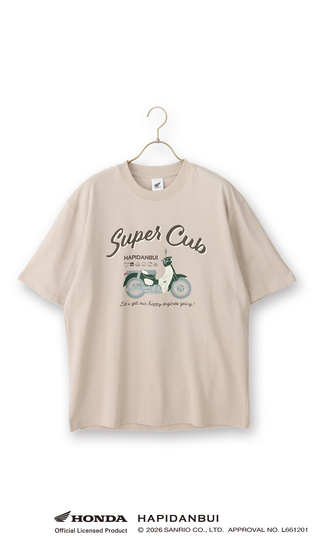 キャラクターTシャツ【HONDA×はぴだんぶい】【男女兼用】