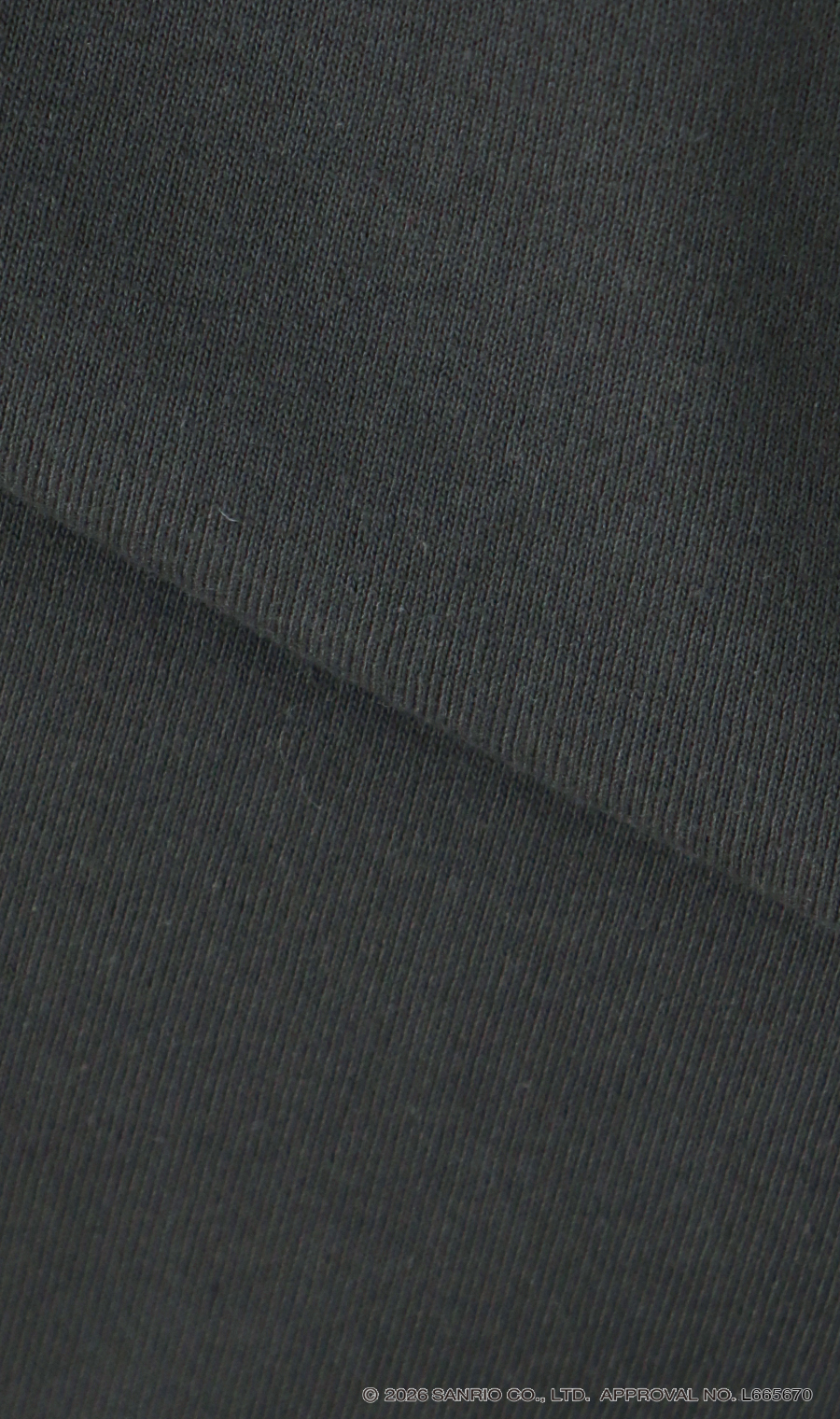 キャラクターTシャツ【クロミ】【男女兼用】 チャコール S