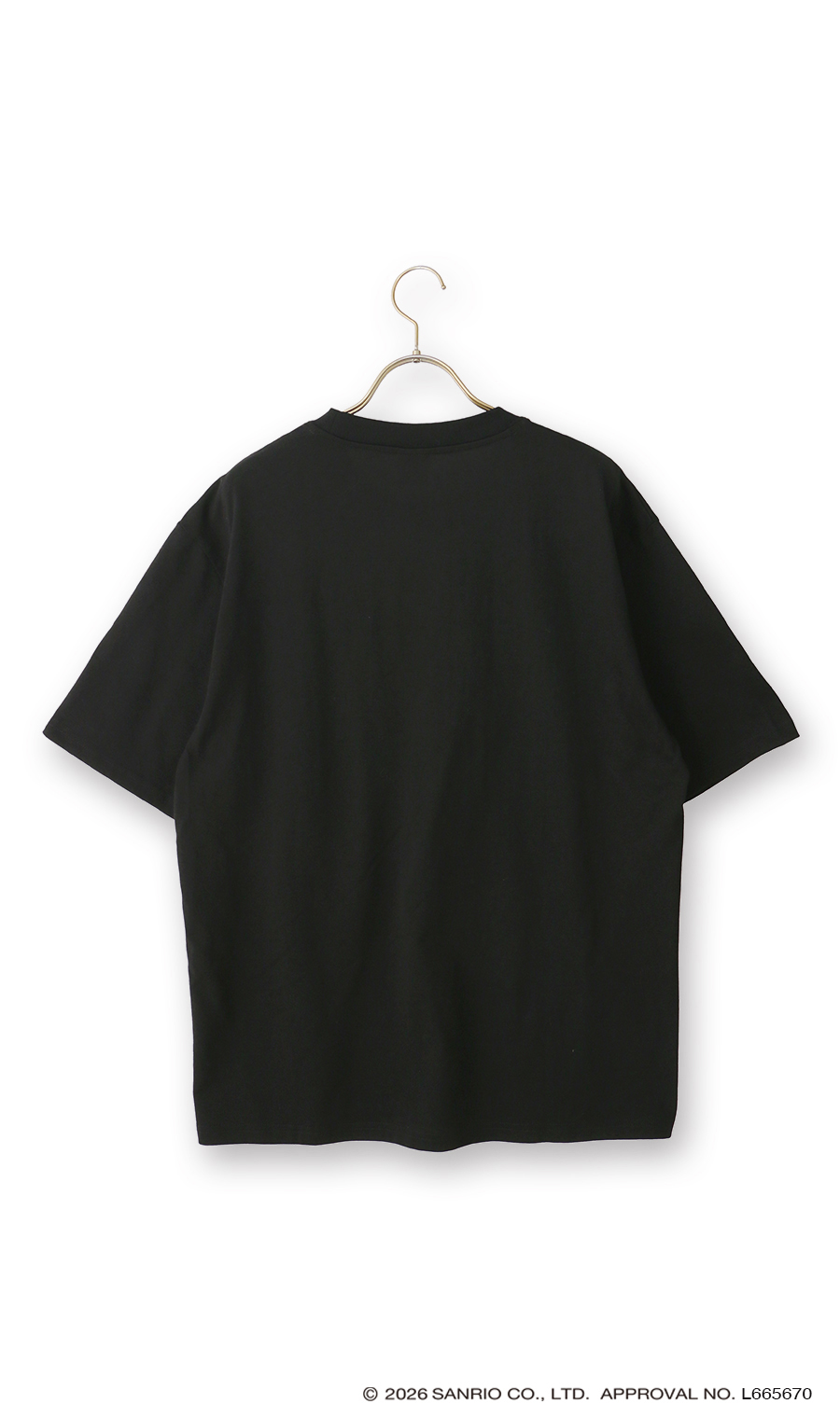 キャラクターTシャツ【バッドばつ丸】【男女兼用】 ブラック S