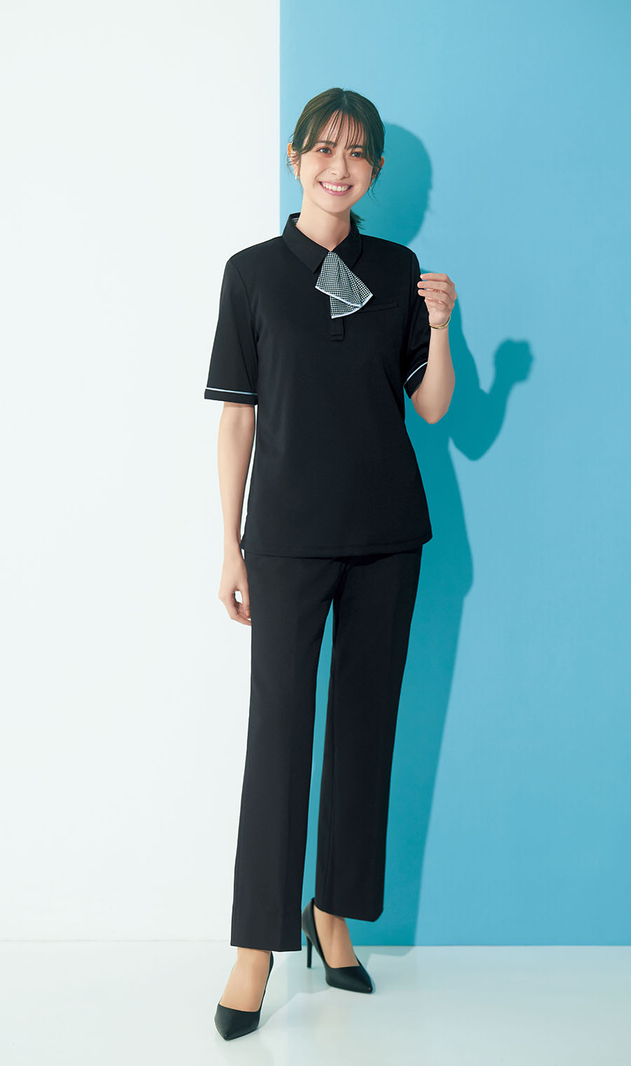 アイスタッチポロシャツ【半袖】 ブラック S