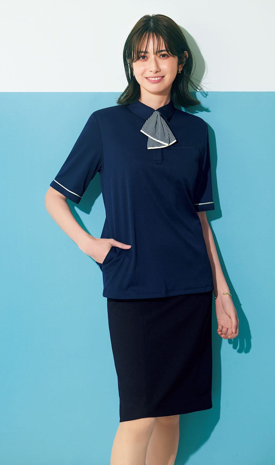 アイスタッチポロシャツ【半袖】 ネイビー S