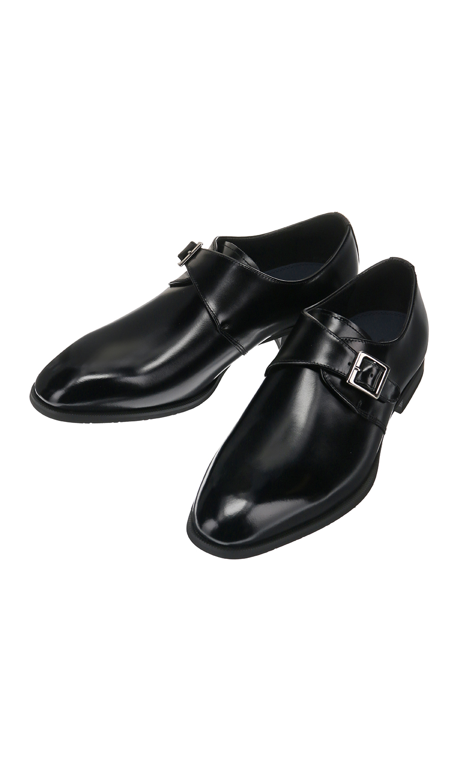 シングルモンクストラップ【Mckay Dress Shoes】 ブラック 24.5cm