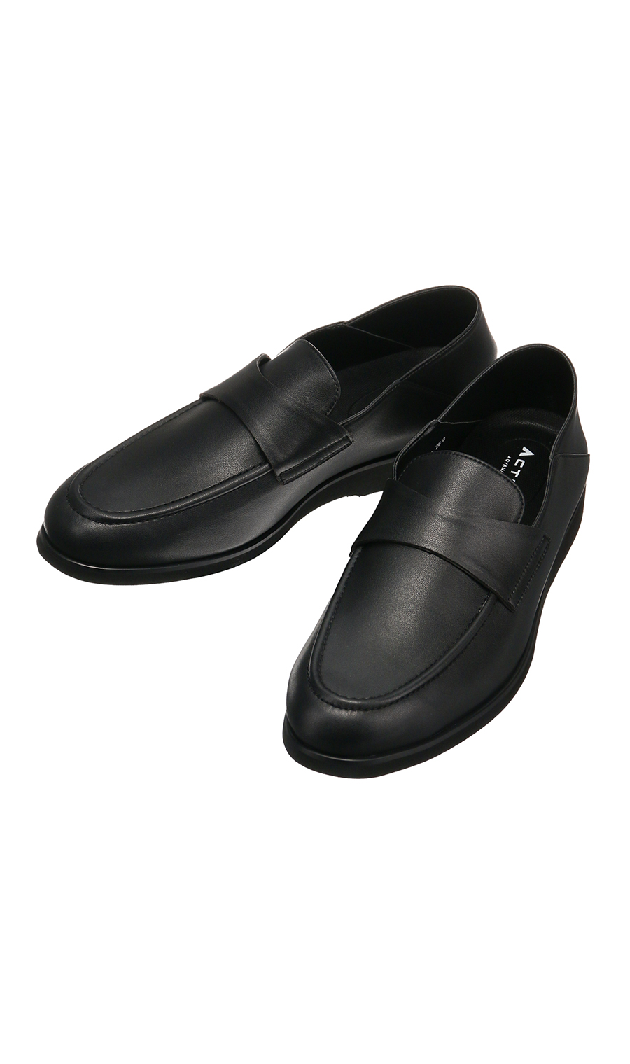 ■スリッポンコインローファー【2WAY】 ブラック 25.0cm