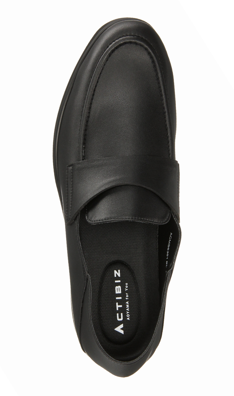■スリッポンコインローファー【2WAY】 ブラック 25.0cm