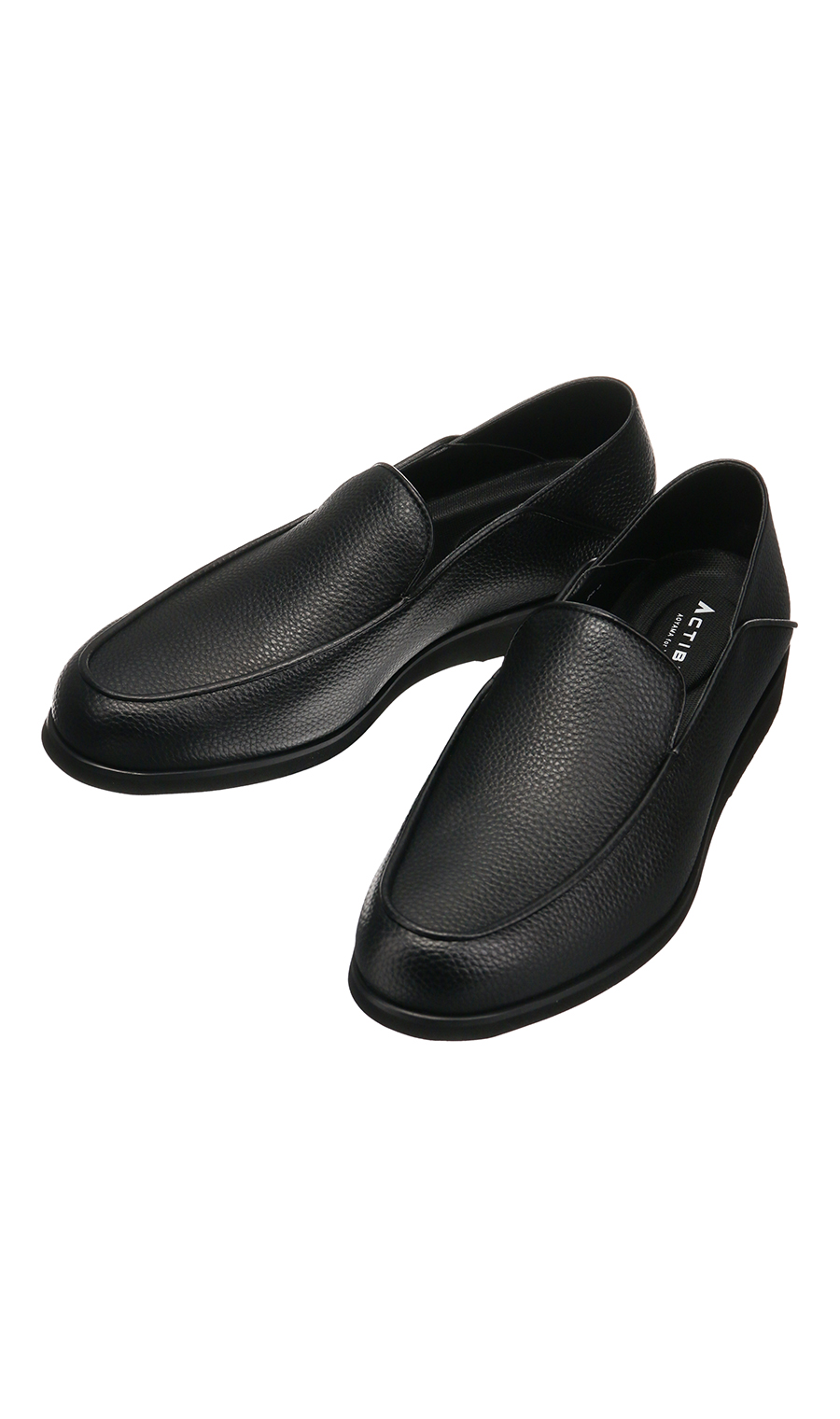 ■スリッポンバンプローファー【2WAY】 ブラック 25.0cm