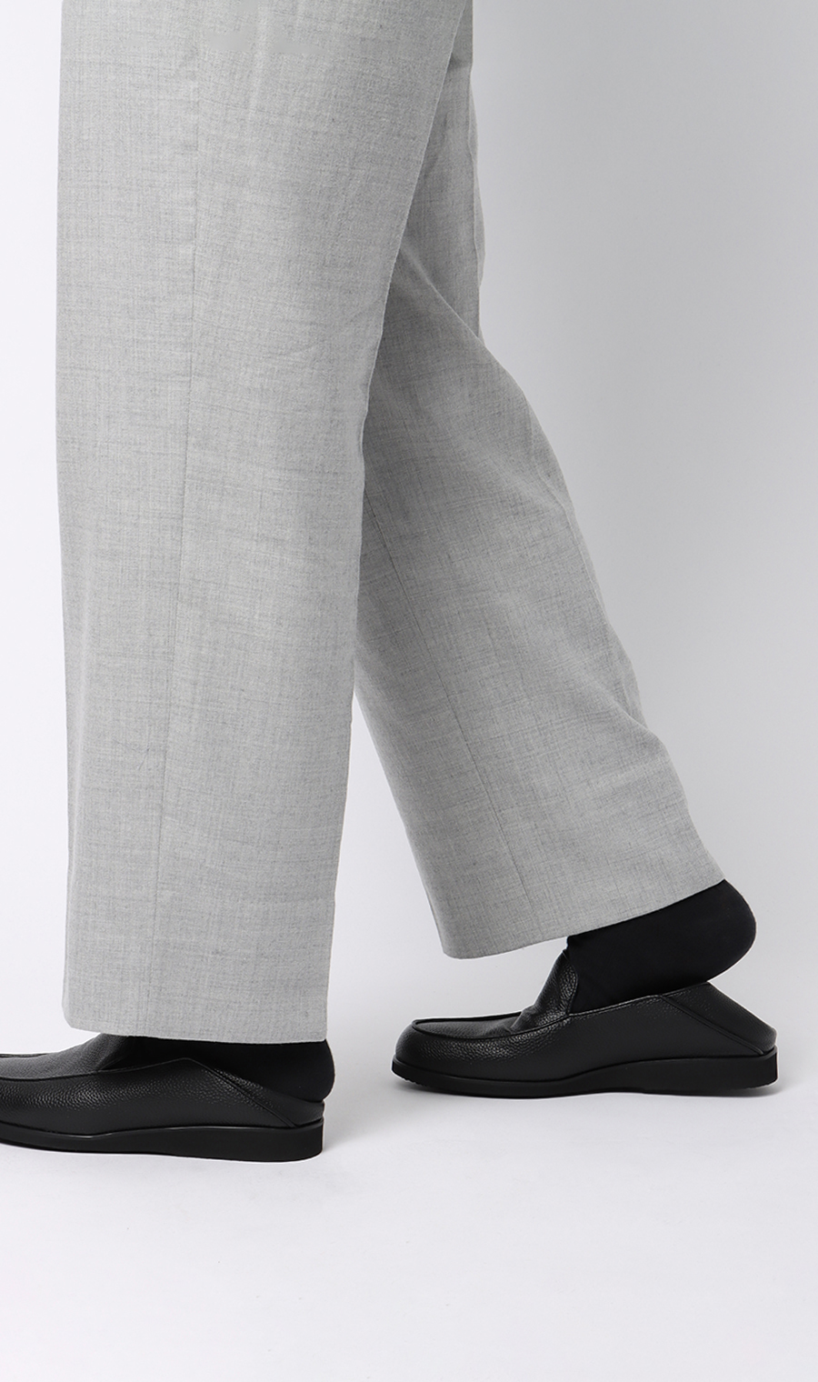 ■スリッポンバンプローファー【2WAY】 ブラック 28.0cm