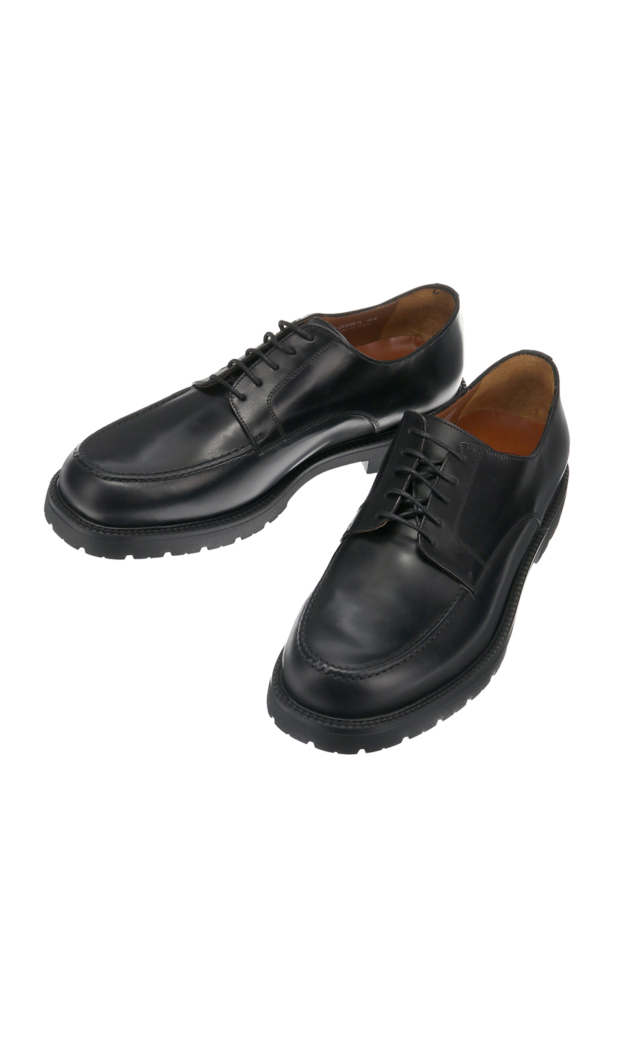 Uチップ【CALZOLERIA TOSCANA】【外羽根式】 ブラック 24.5cm