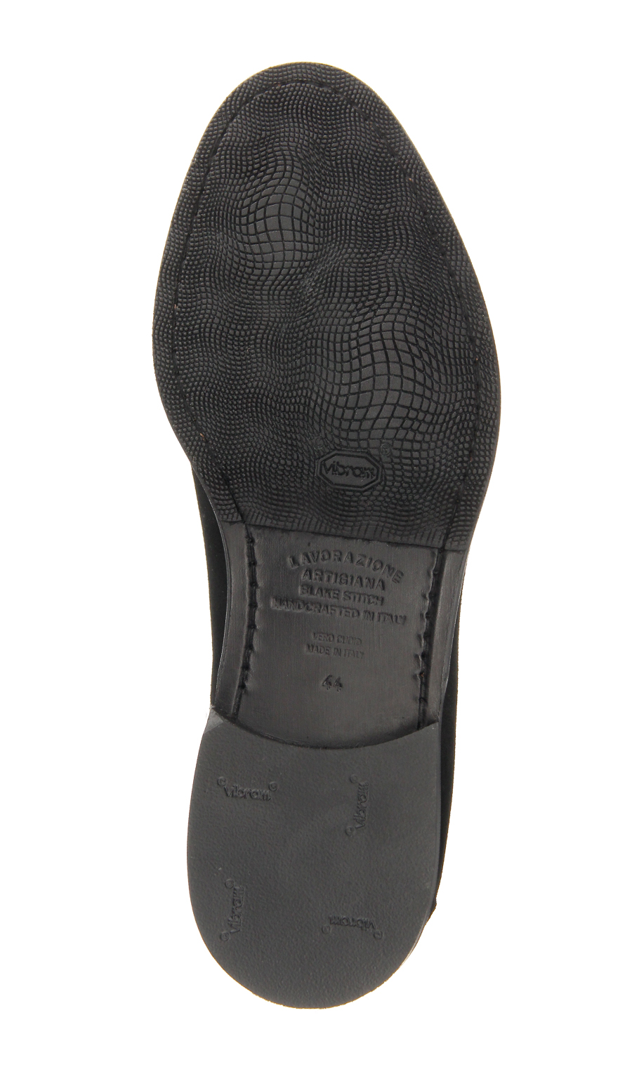 ■タッセルローファー【スウェード】【CALZOLERIA TOSCANA】 ブラック 27.0cm