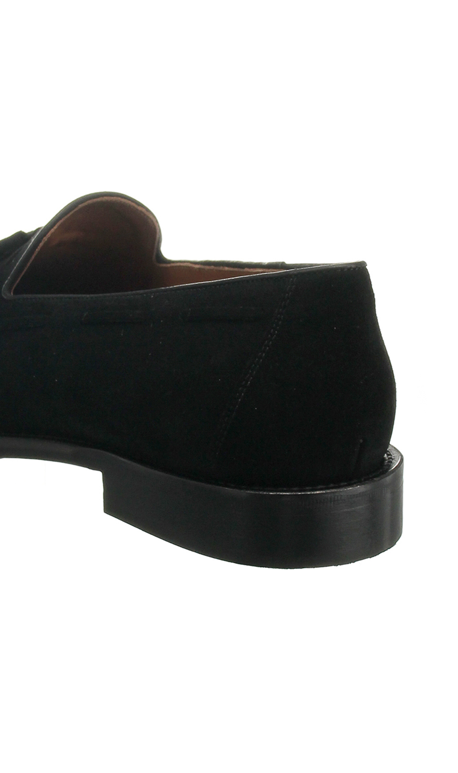 ■タッセルローファー【スウェード】【CALZOLERIA TOSCANA】 ブラック 27.0cm