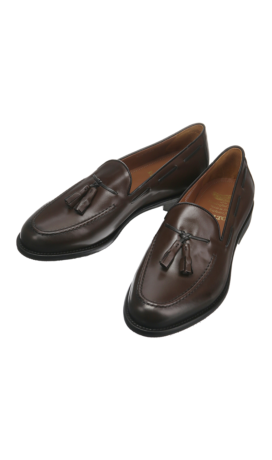 ■タッセルローファー【CALZOLERIA TOSCANA】 ブラウン 27.0cm