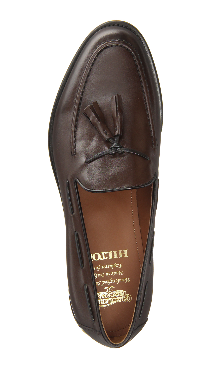 ■タッセルローファー【CALZOLERIA TOSCANA】 ブラウン 27.0cm