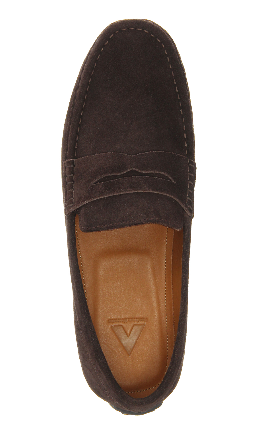■ドライビングモカシン【スウェード】 ブラウン 24.5cm
