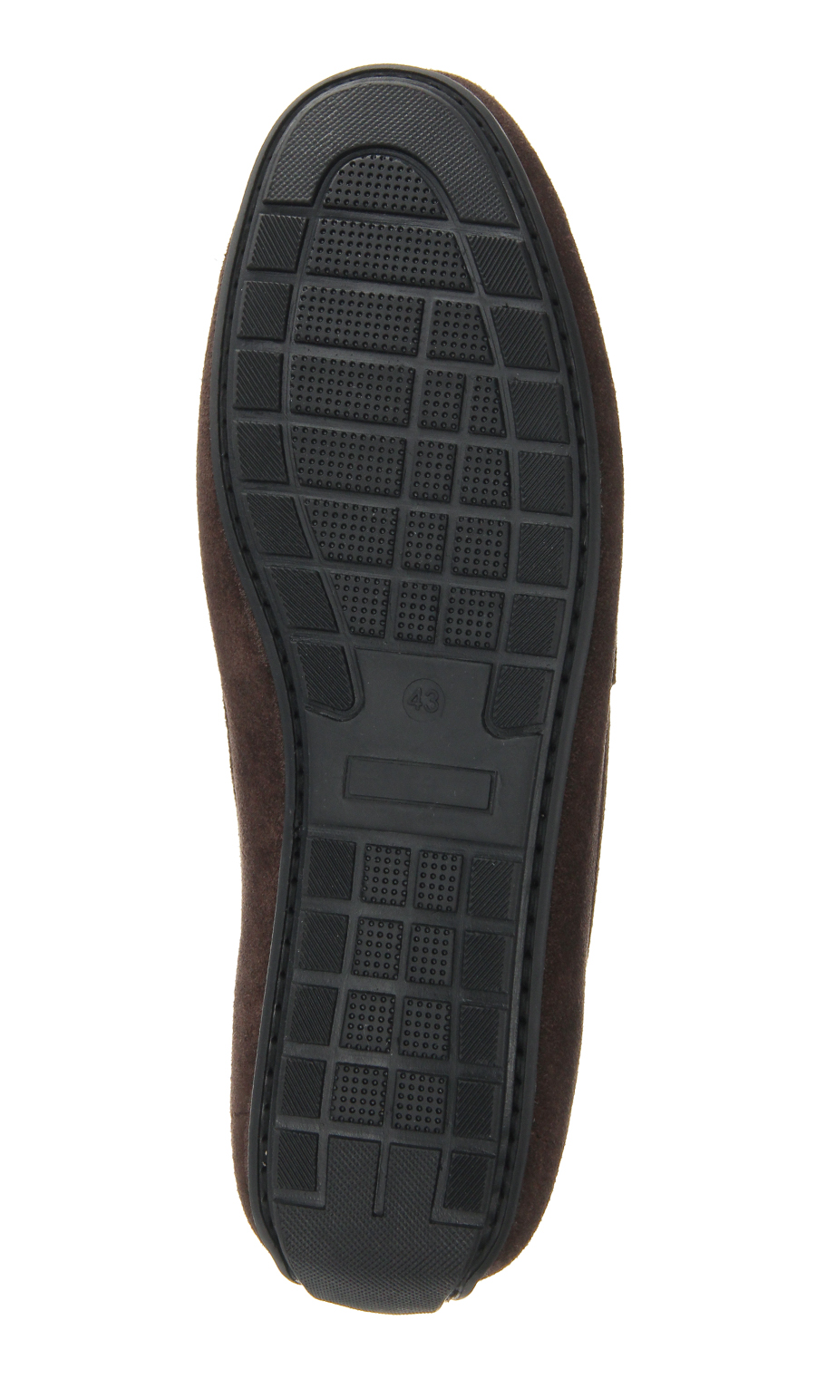 ■ドライビングモカシン【スウェード】 ブラウン 24.5cm