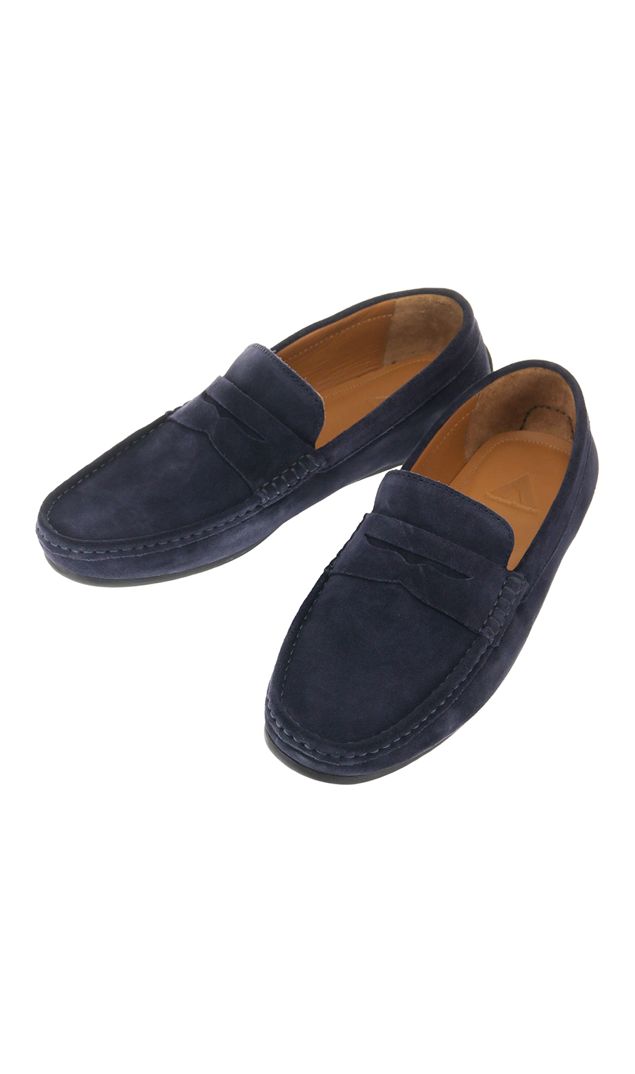 ■ドライビングモカシン【スウェード】 ネイビー 24.5cm