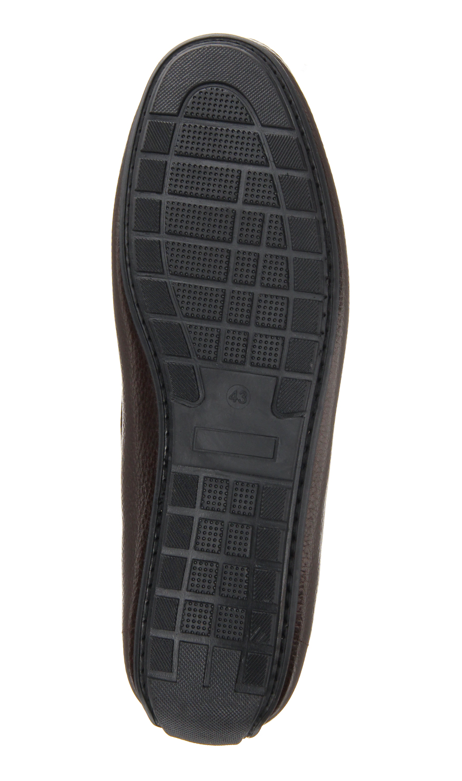 ■ドライビングモカシン【シュリンク】 ブラウン 24.5cm