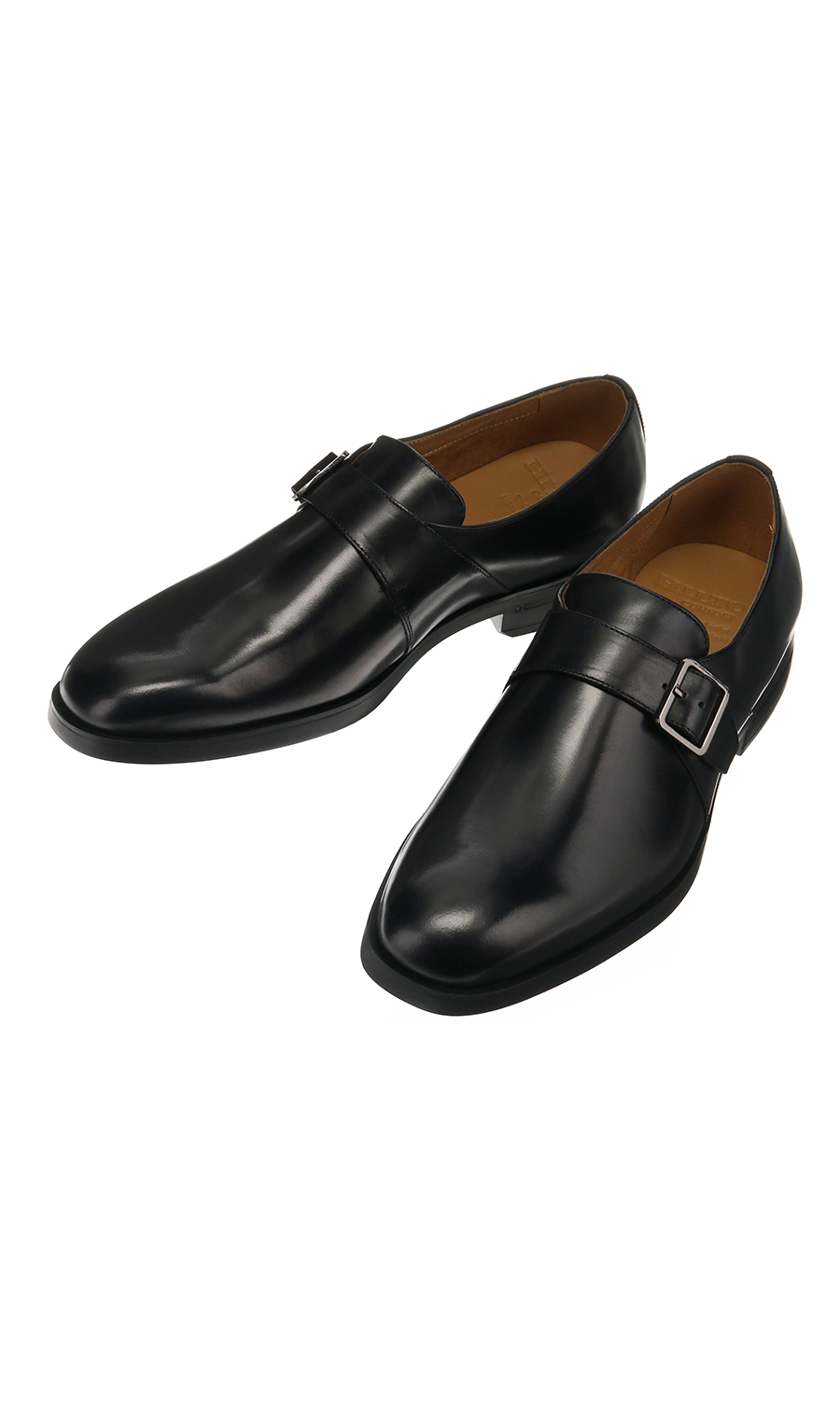 ■モンクストラップ【COMFORT】 ブラック 25.0cm