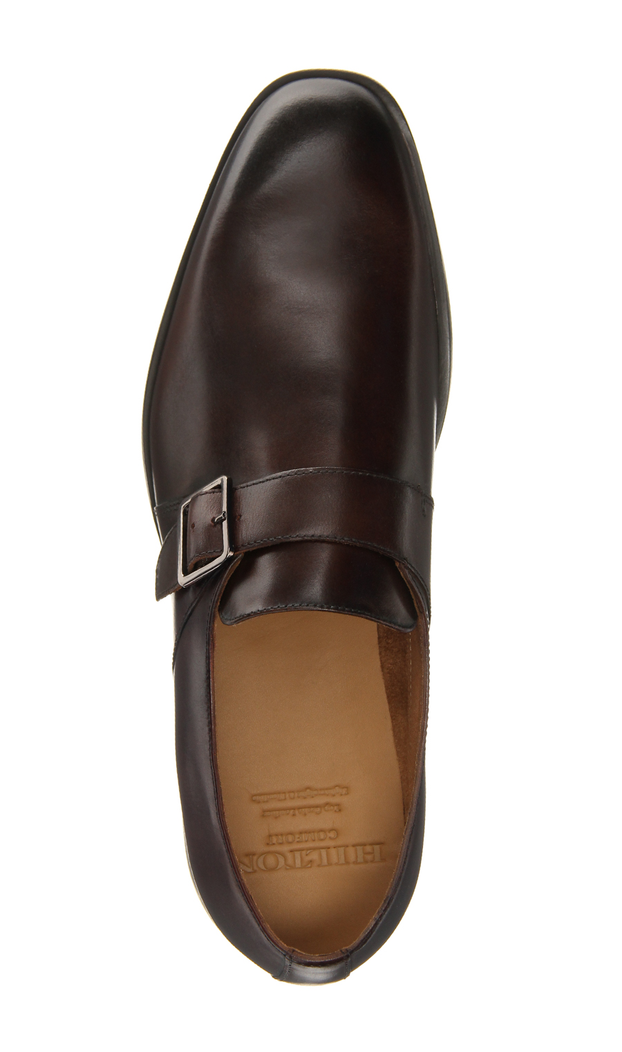 ■モンクストラップ【COMFORT】 ブラウン 24.5cm