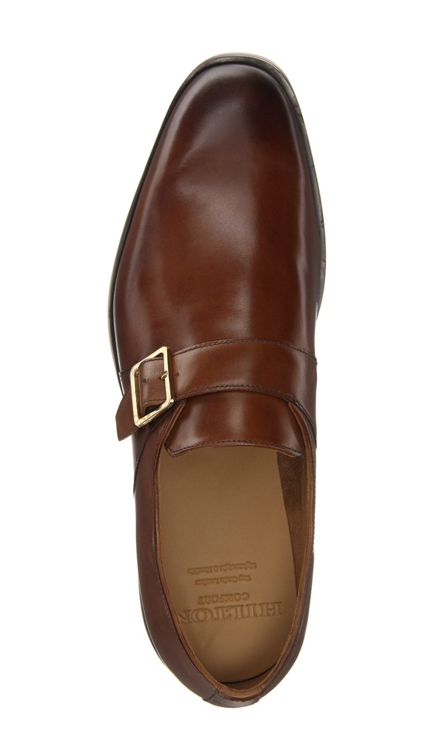 ■モンクストラップ【COMFORT】 ブラウン 24.5cm