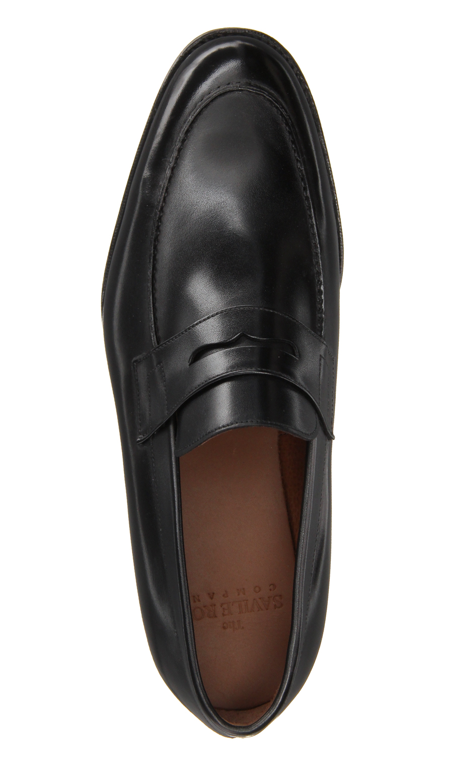 ■コインローファー【プレミアム】 ブラック 25.0cm