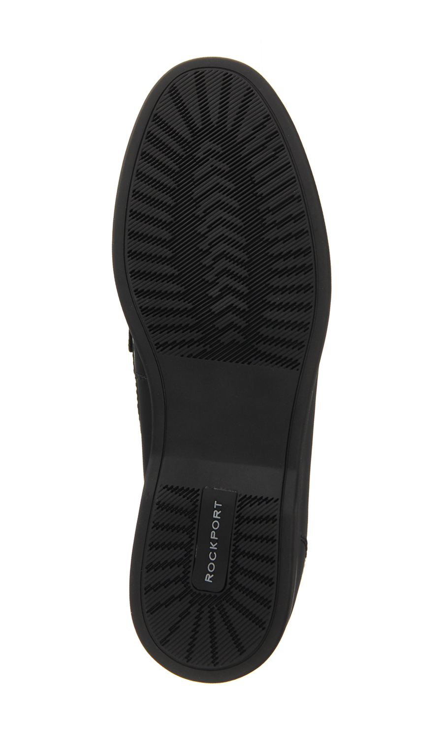 ■レザースリッポン【ROCKPORT】【ATLANTIC GLIDE】 ブラック 25.0cm