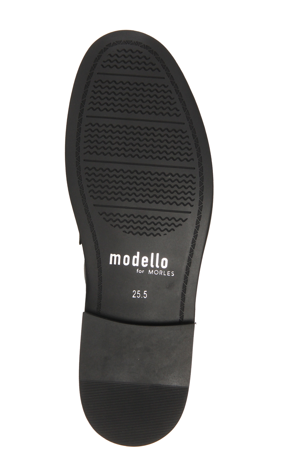 コインローファー【modello for MORLES】 ブラック 24.5cm