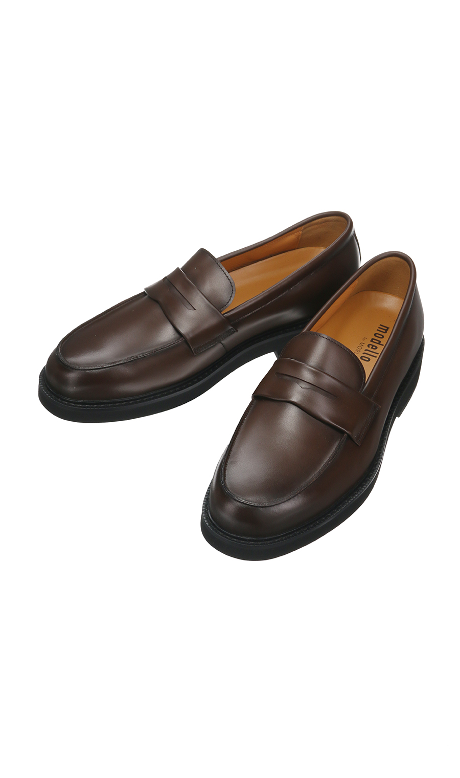 コインローファー【modello for MORLES】 ブラウン 24.5cm