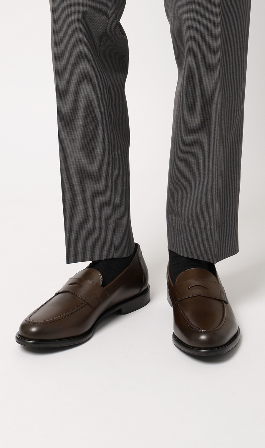 ■コインローファー【CALZOLERIA TOSCANA】 ブラウン 27.0cm