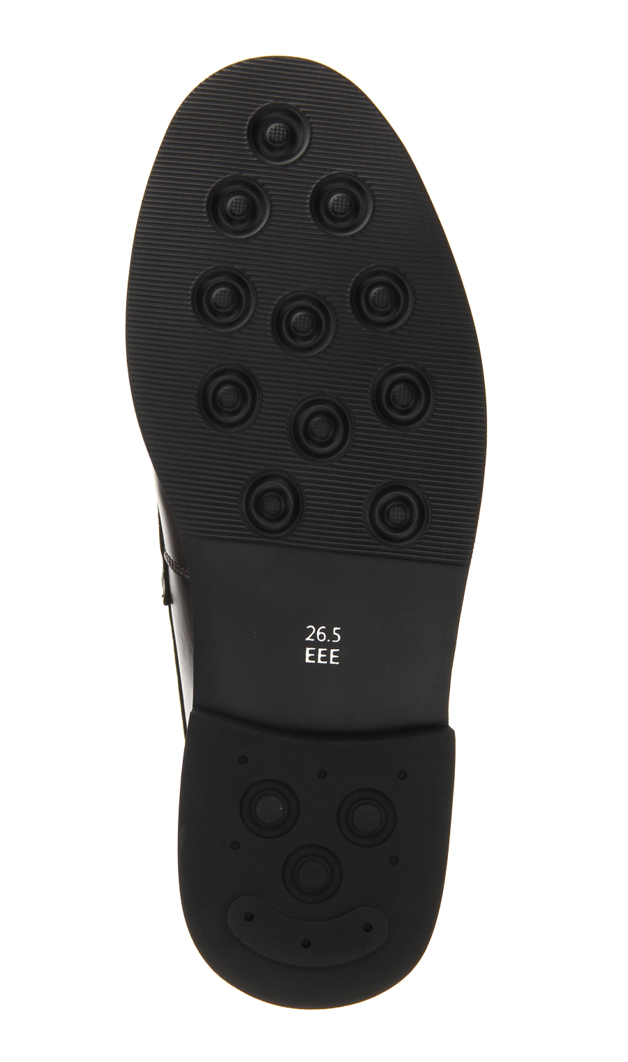 ゼロプレッシャーコインローファー【Slide Fit】 ブラウン 24.5cm