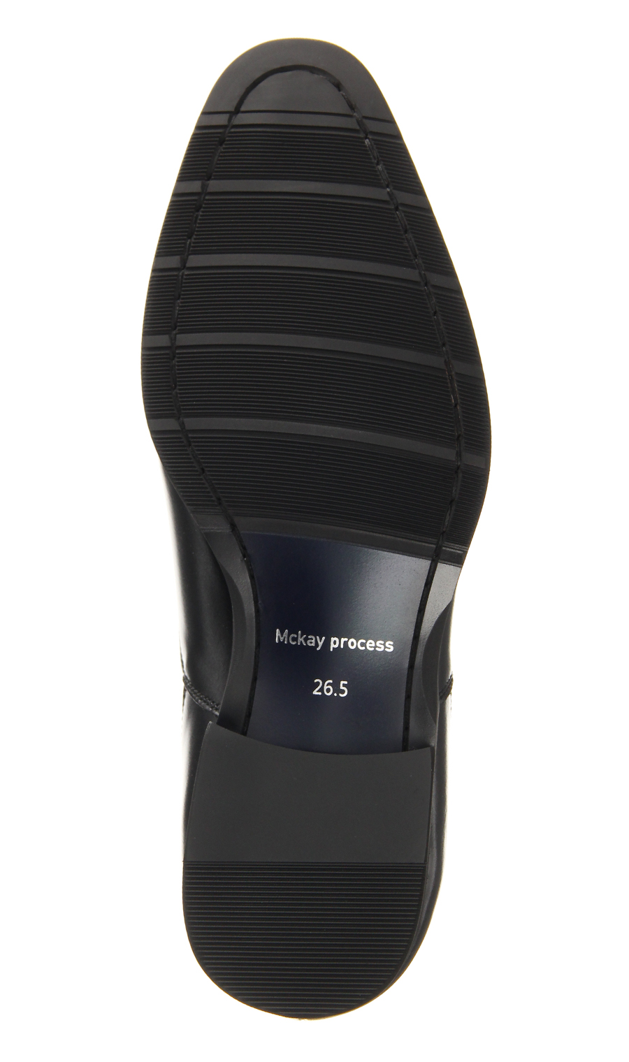 ストレートチップ【内羽根式】【Mckay Dress Shoes】 ブラック 24.5cm