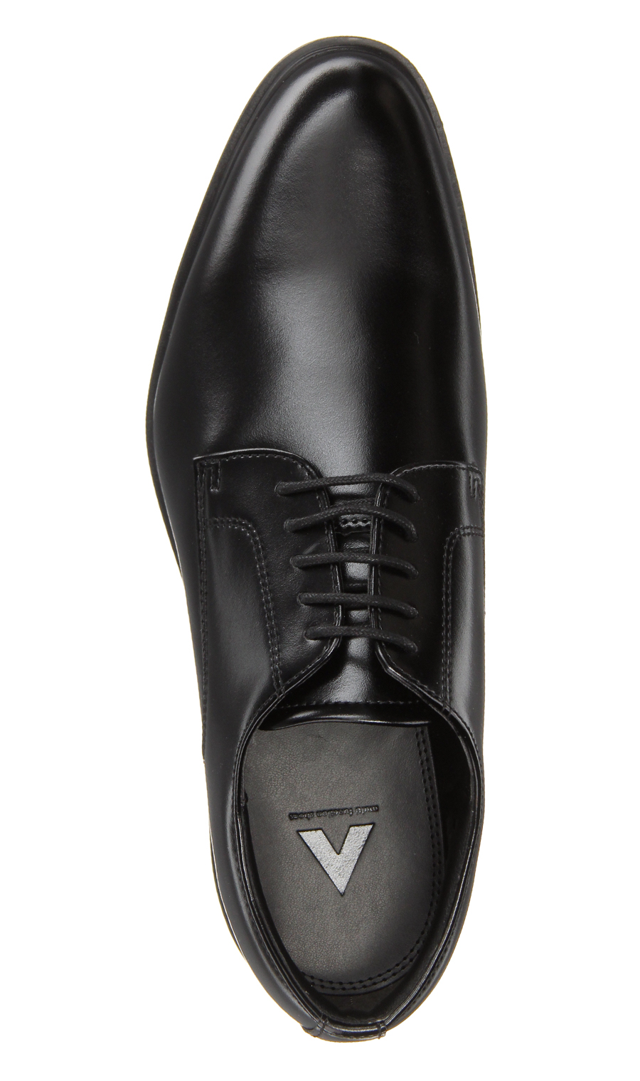 ■プレーントゥ【外羽根式】【multi function shoes】 ブラック 25.0cm