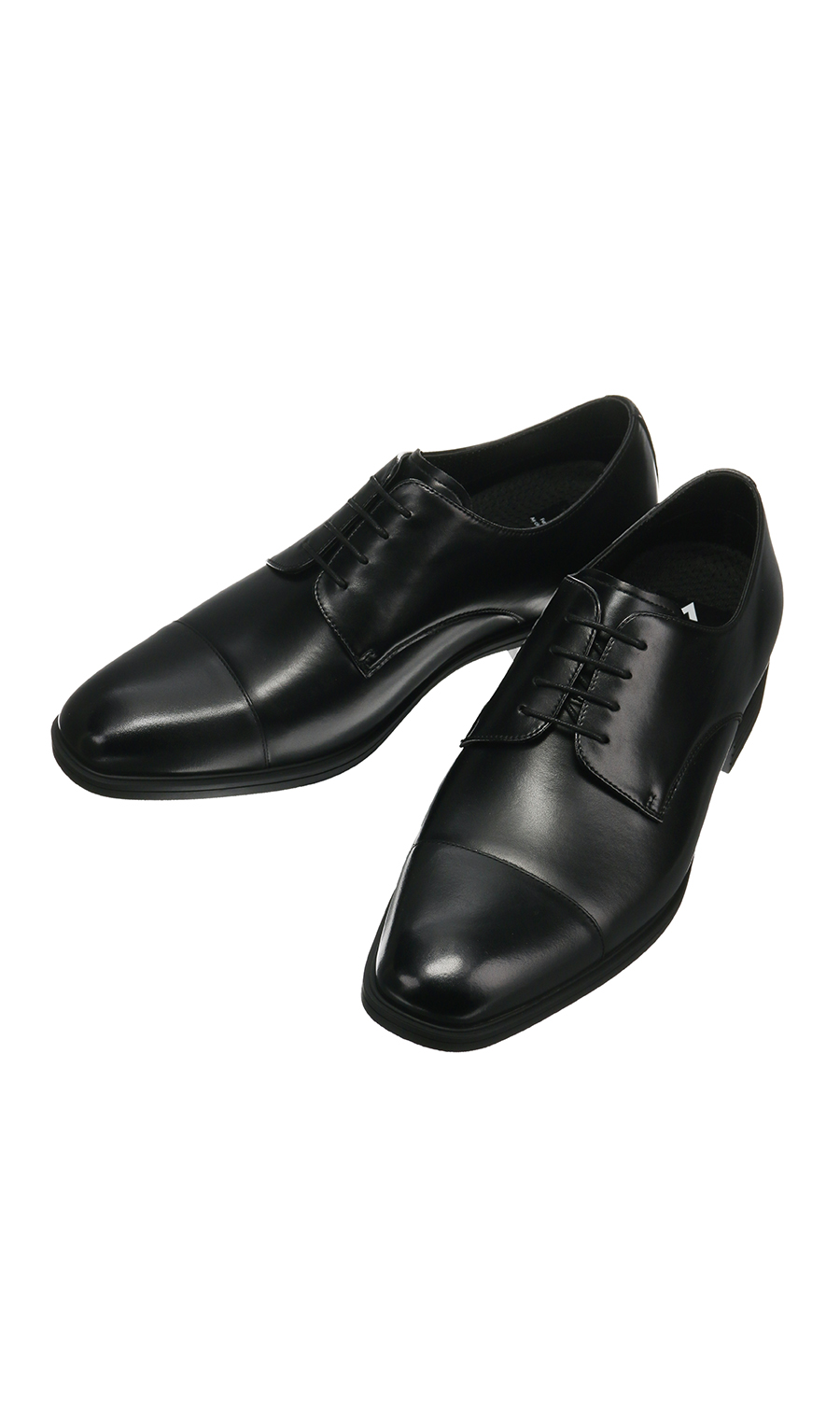 ストレートチップ【外羽根式】【multi function shoes】 ブラック 25.0cm
