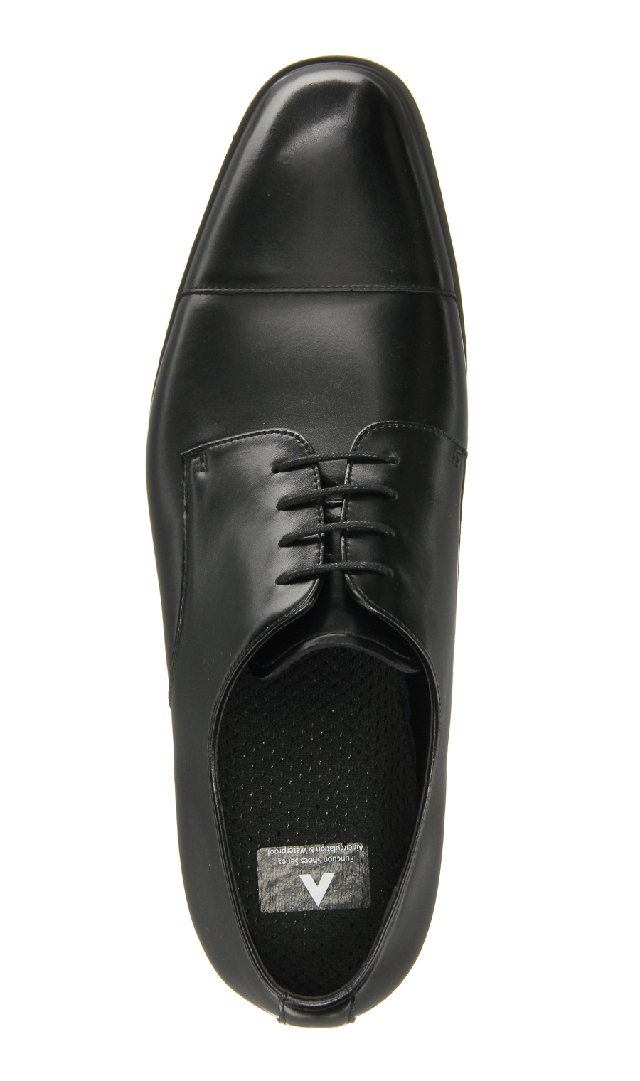 ストレートチップ【外羽根式】【multi function shoes】 ブラック 25.0cm