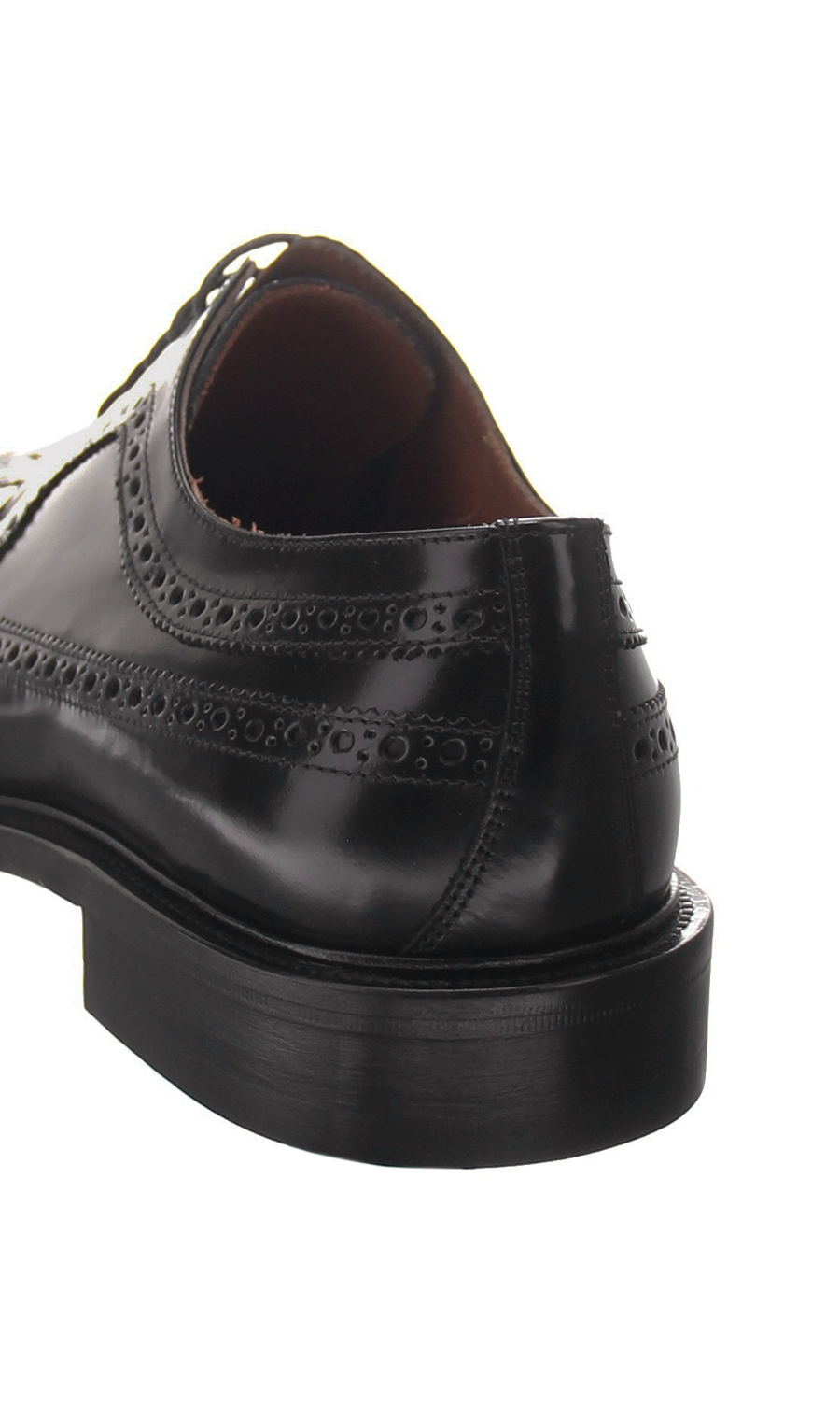 ウイングチップ【メダリオン】【CALZOLERIA TOSCANA】【外羽根式】 ブラック 24.5cm