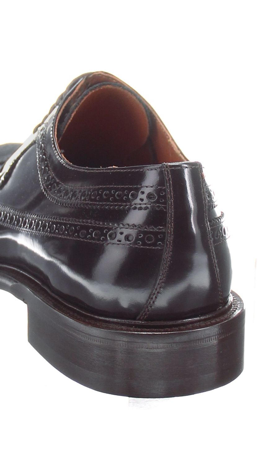 ウイングチップ【メダリオン】【CALZOLERIA TOSCANA】【外羽根式】 ブラウン 24.5cm