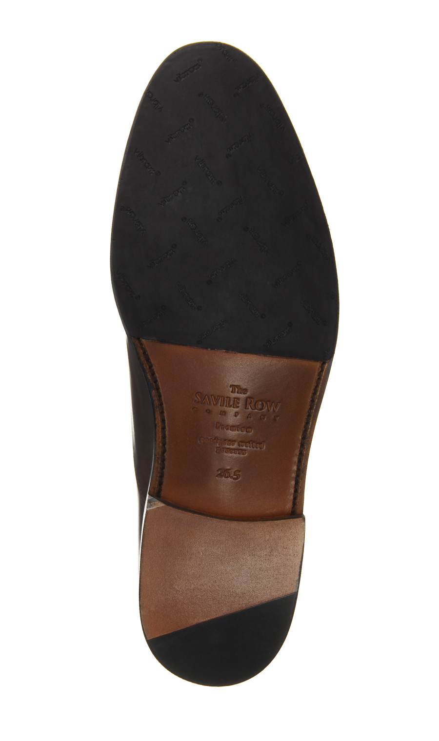 ■ストレートチップ【内羽根式】【プレミアム】 ブラウン 24.5cm