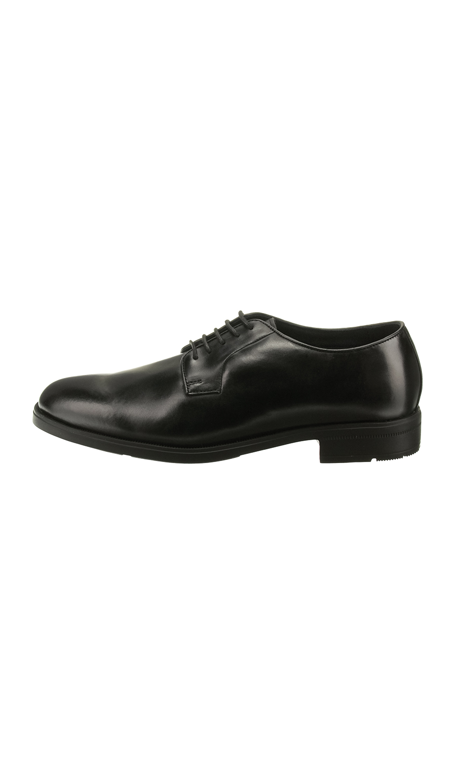 プレーントゥ【COMFORT】【Gummly sole】【外羽根式】 ブラック 24.5cm