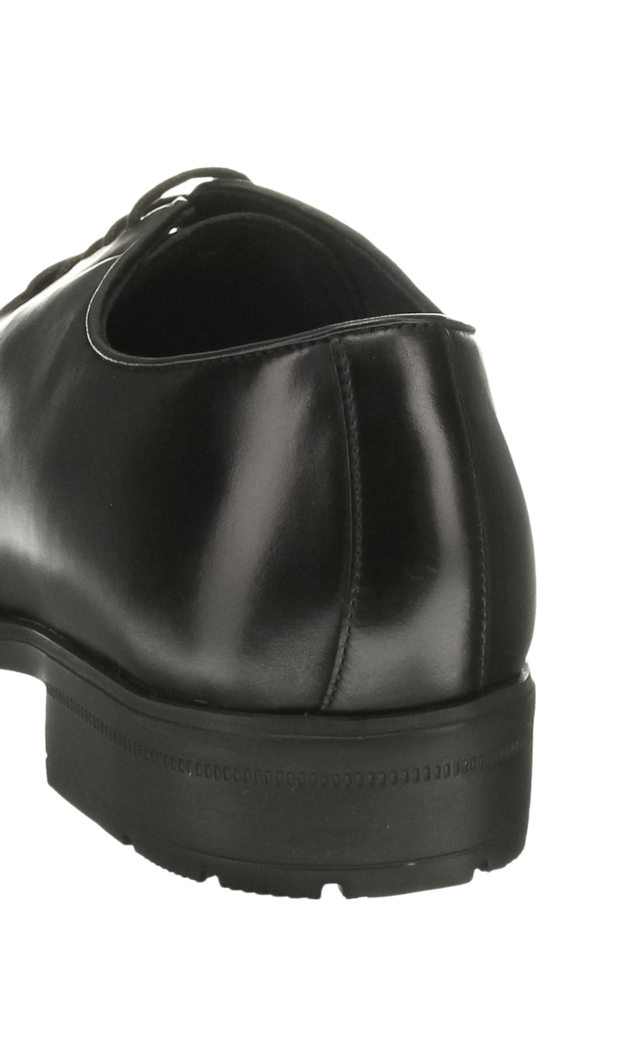 プレーントゥ【COMFORT】【Gummly sole】【外羽根式】 ブラック 24.5cm