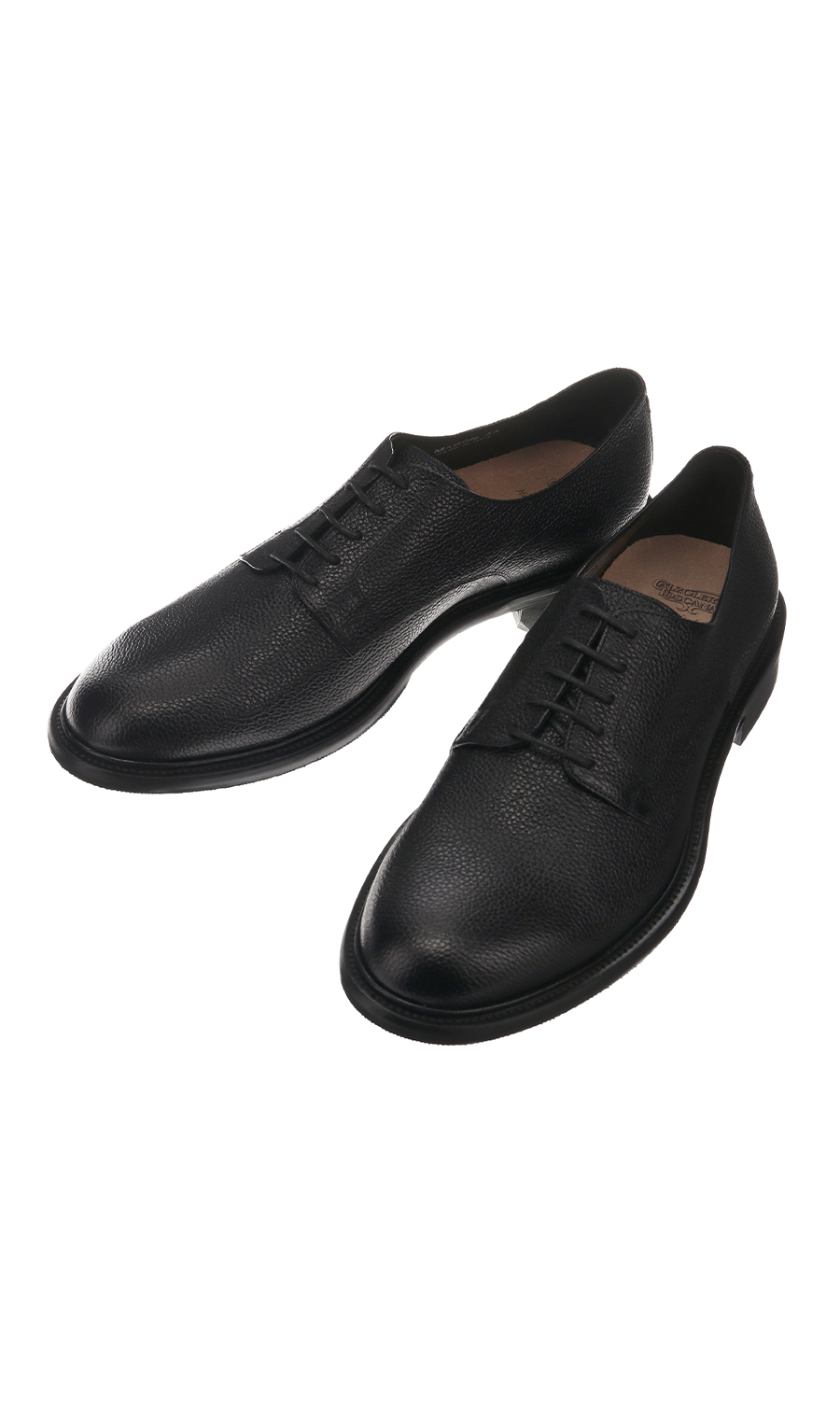 プレーントゥ【CALZOLERIA TOSCANA】【外羽根式】 ブラック 24.5cm