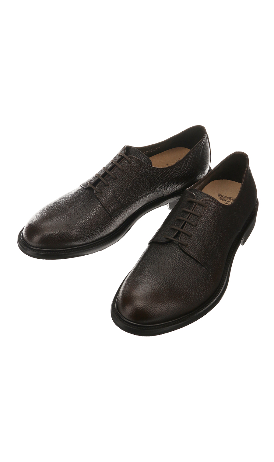 プレーントゥ【CALZOLERIA TOSCANA】【外羽根式】 ブラウン 24.5cm