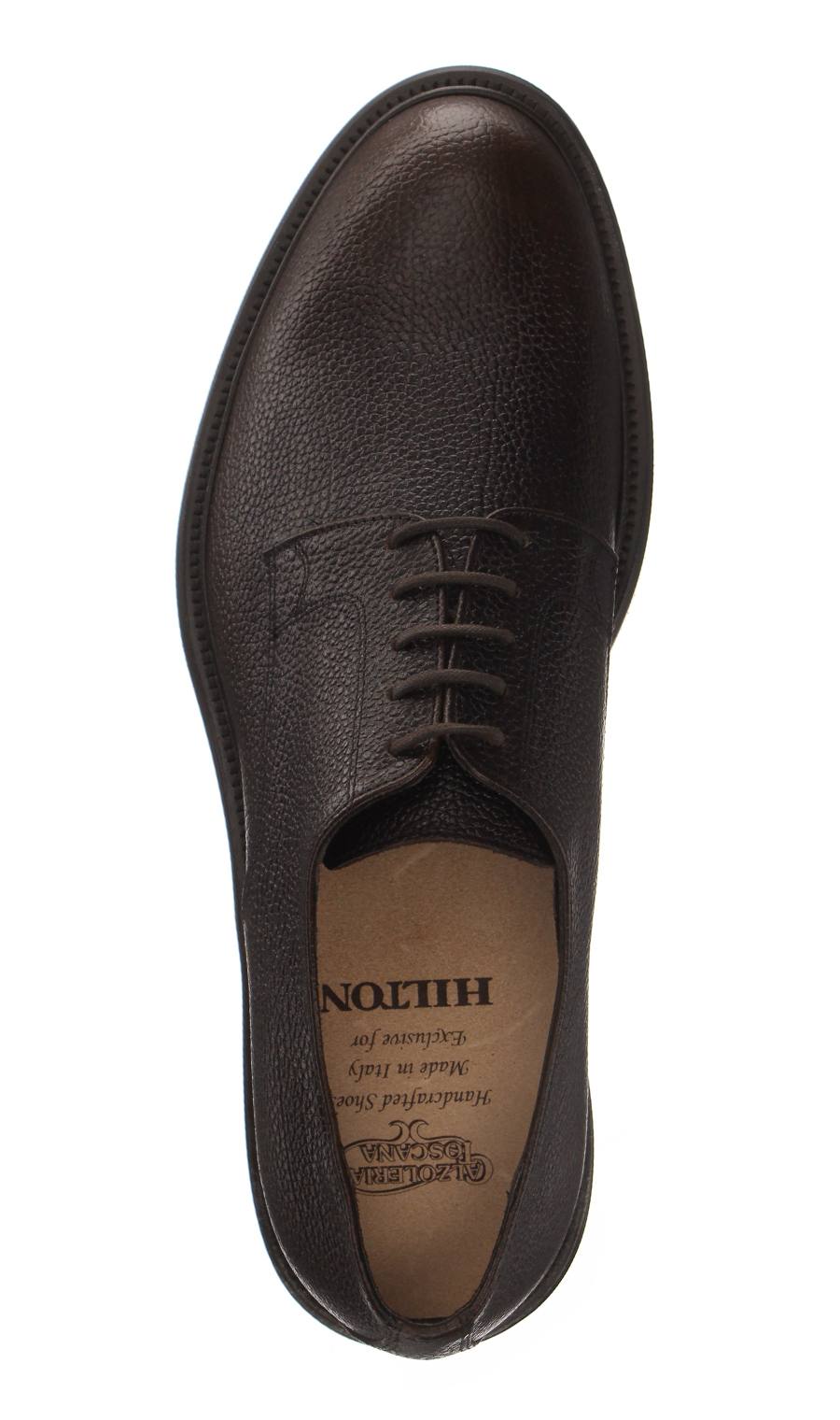 プレーントゥ【CALZOLERIA TOSCANA】【外羽根式】 ブラウン 24.5cm