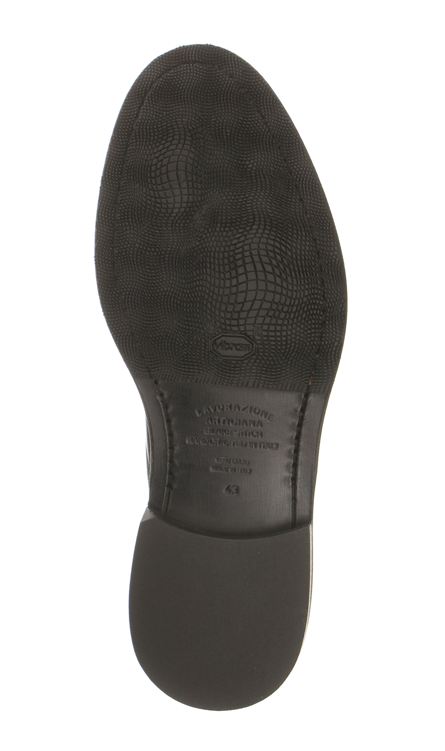 Uチップ【CALZOLERIA TOSCANA】【外羽根式】 ブラック 24.5cm