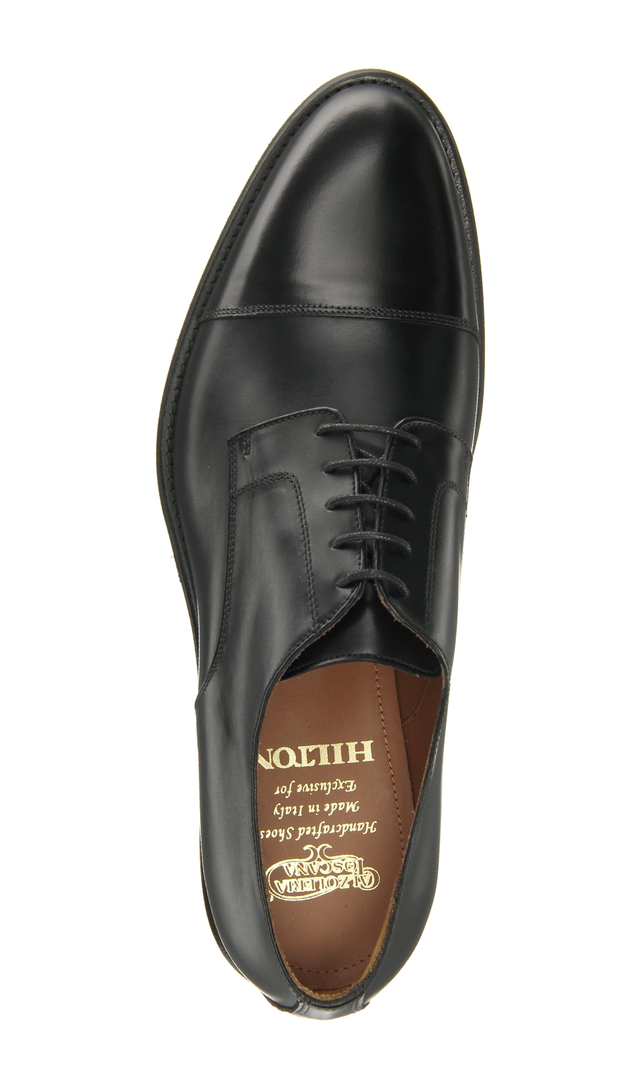 ストレートチップ【CALZOLERIA TOSCANA】【外羽根式】 ブラック 24.5cm