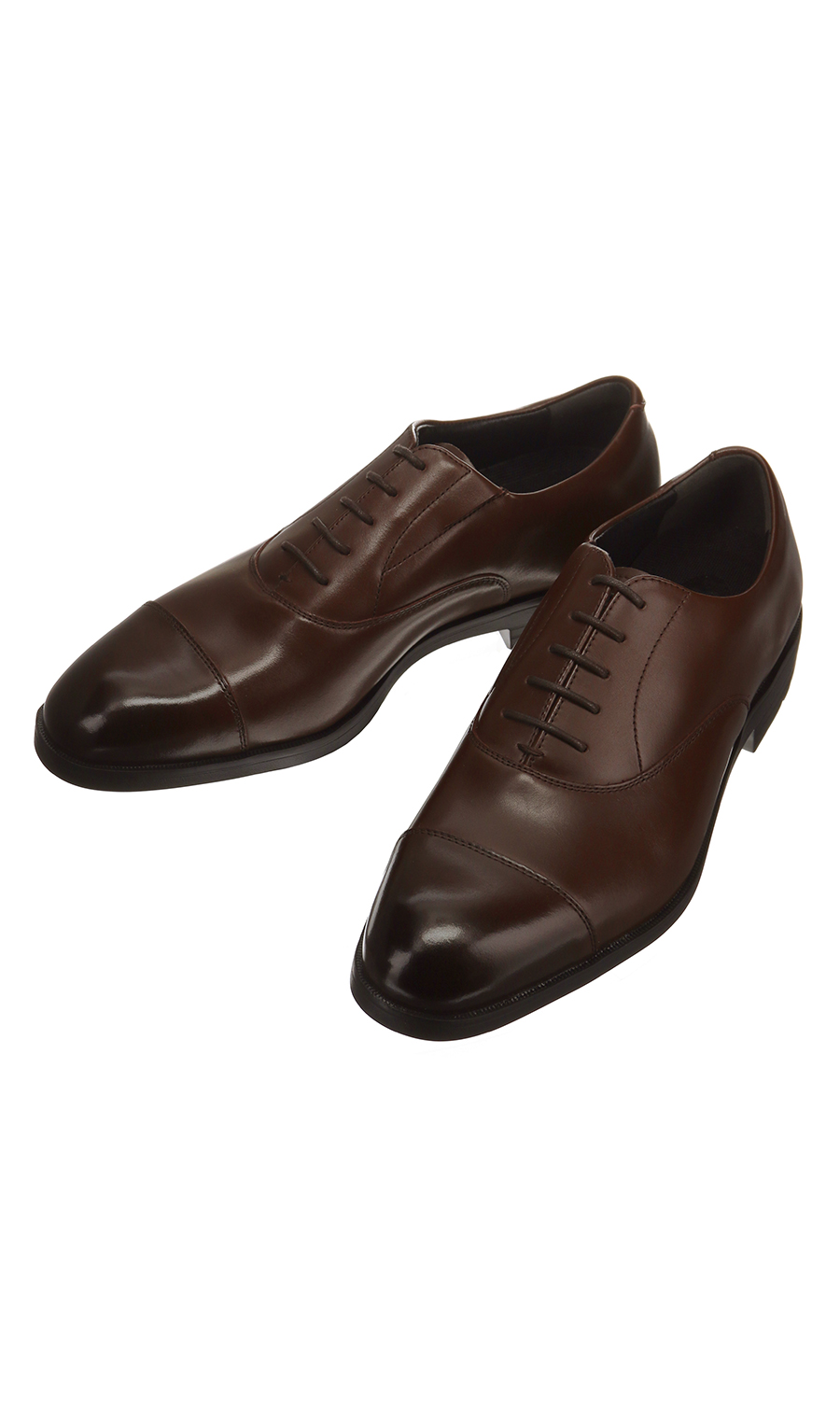 ストレートチップ【内羽根式】【ガムリーソールAIR】 ブラウン 24.5cm