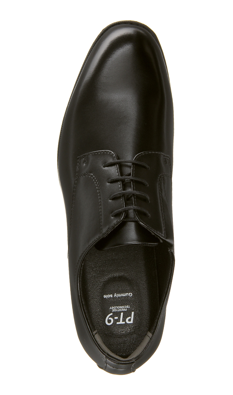 ■プレーントゥ【外羽根式】【ガムリーソール】【＃すご】 ブラック 25.5cm