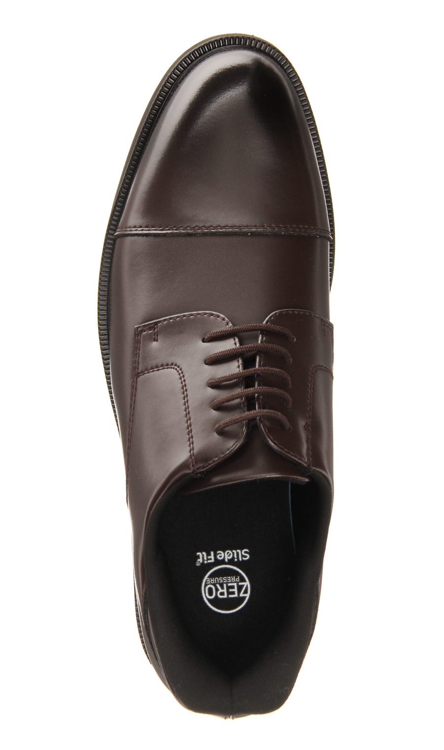 ゼロプレッシャードレスシューズ【ストレートチップ】【Slide Fit】 ブラウン 27.5cm