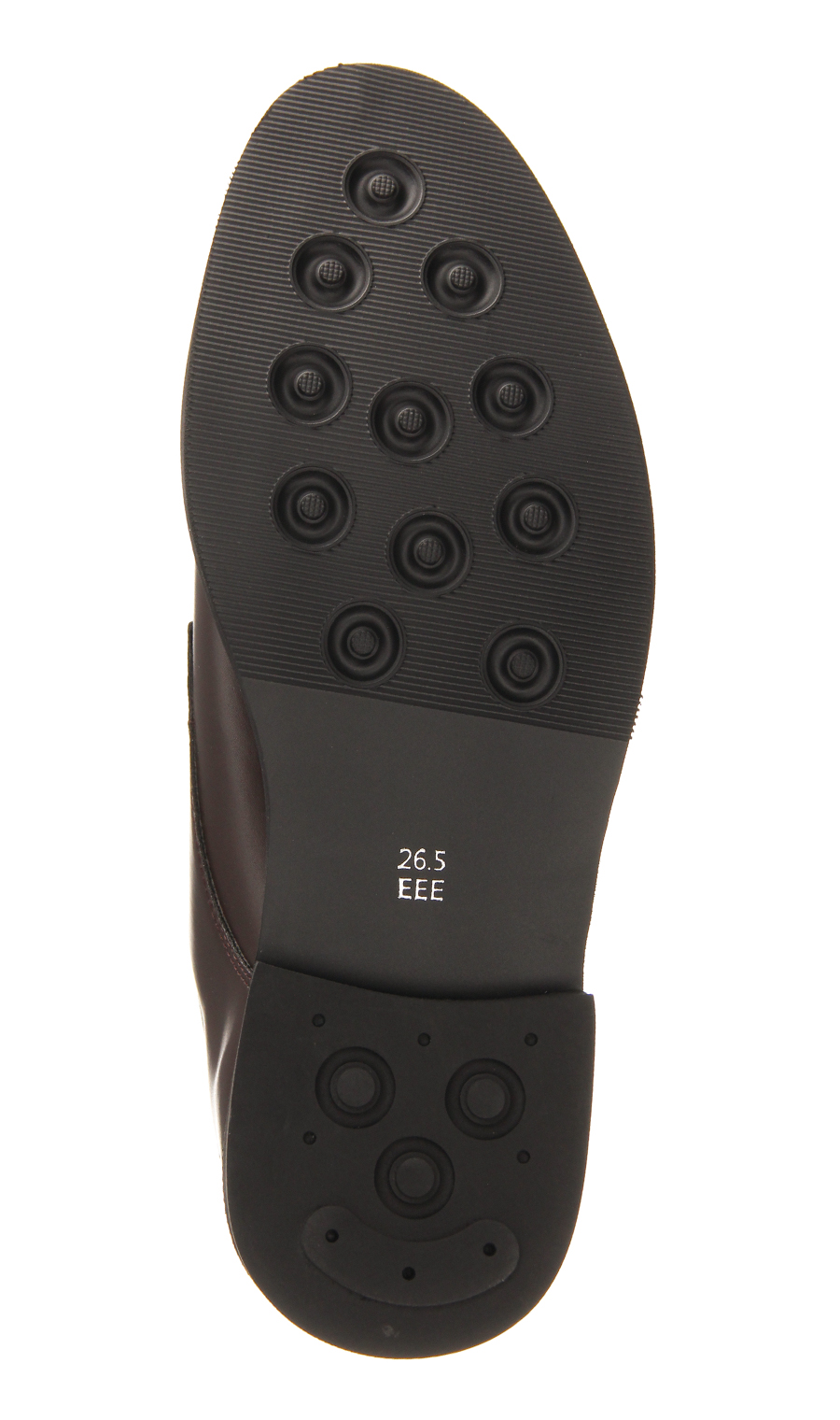 ゼロプレッシャードレスシューズ【ストレートチップ】【Slide Fit】 ブラウン 27.5cm